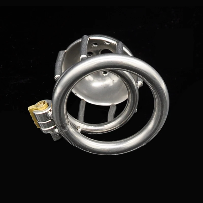 CHASTE BIRD New Male Metal 304 Stainless Steel Chastity Device Cock Cage Penis Belt BDSM Magic Lock Ring Sex Toy A217