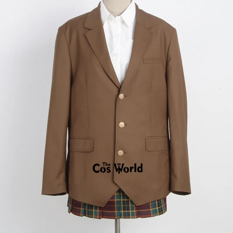 [Cha xi] menina japonesa primavera outono blazer ternos casacos de manga longa outwear para jk uniforme escolar