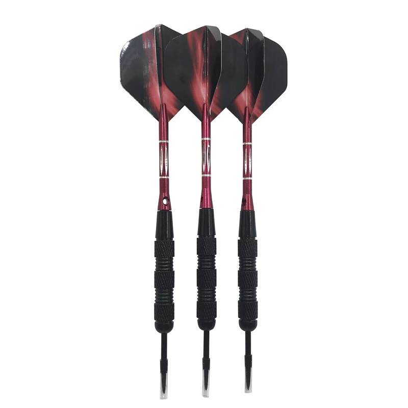 Darts Accessories High-quality 3Pcs Steel Pointed Darts Indoor Professional Throw Game 20g Sports Dart Red Shafts Flight Dardos