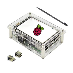 New 3.5 inch TFT LCD Display Monitor USB Touch Screen 480X320 HDMI-compatible Case For Raspberry Pi 4B 3B+ 3B