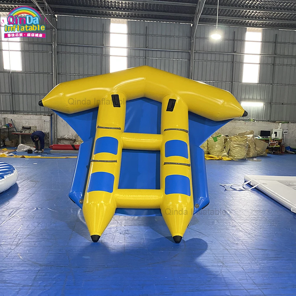 Free Shipping Inflatable Flyfish Boat Popular Inflatable Water Towable Boat With Air Pump