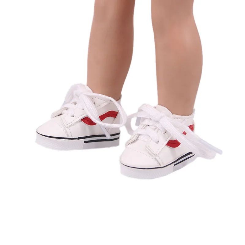 Doll Shoes 5 cm Length PU Canvas Shoes For 14.5 inch 32-34 Cm Paola Reina Doll Accessories 1/3Bjd 20 Cm Kpop Exo Star Doll Gifts