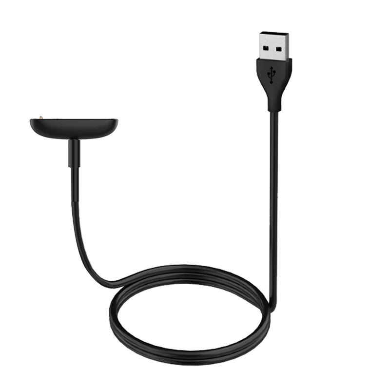 Сменное Зарядное устройство USB 50 см/1 м для умного браслета Fitbit Luxe, USB-адаптер, умные аксессуары, Магнитный зарядный кабель