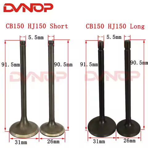Motorcycle Engine Valve Intake Exhaust Stem Valve For JIALING Haojue CB150 WY150 HJ150 CB 150 150cc