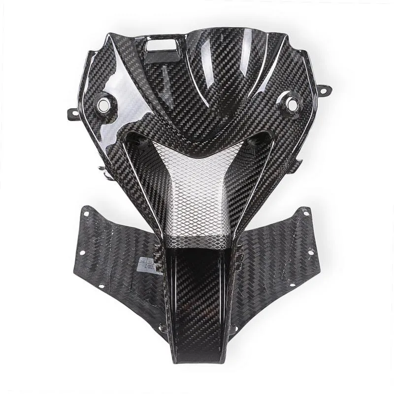 Full Carbon Fiber Head Nose Cowl Air Intake For BMW S1000RR HP4 2009 2010 2011 2012 2013 2014