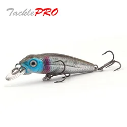 TacklePRO-M47 Mini Minnow Fishing Lures, Artificial Hard Bait, Wobblers for Pike Fishing, Floating Tackle, 40mm, 2.1g