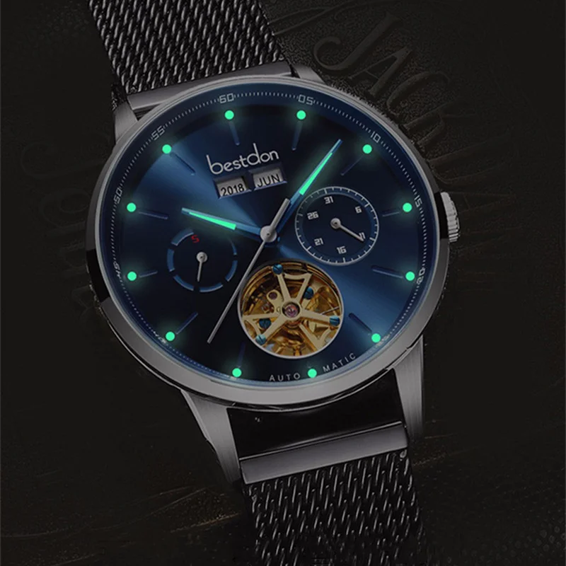 2019 Switzerland automatic watch men full steel luxury brand mechanical men watches waterproof clock montre reloj hombre relogio