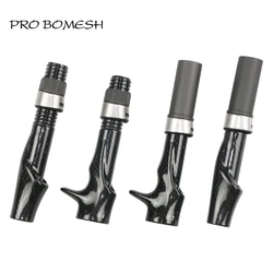Pro Bomesh 1pcs Carbon Fiber Spinning Reel Seat Casting Reel Seat With Fuji Hood DIY Fishing Rod Rod Building Components