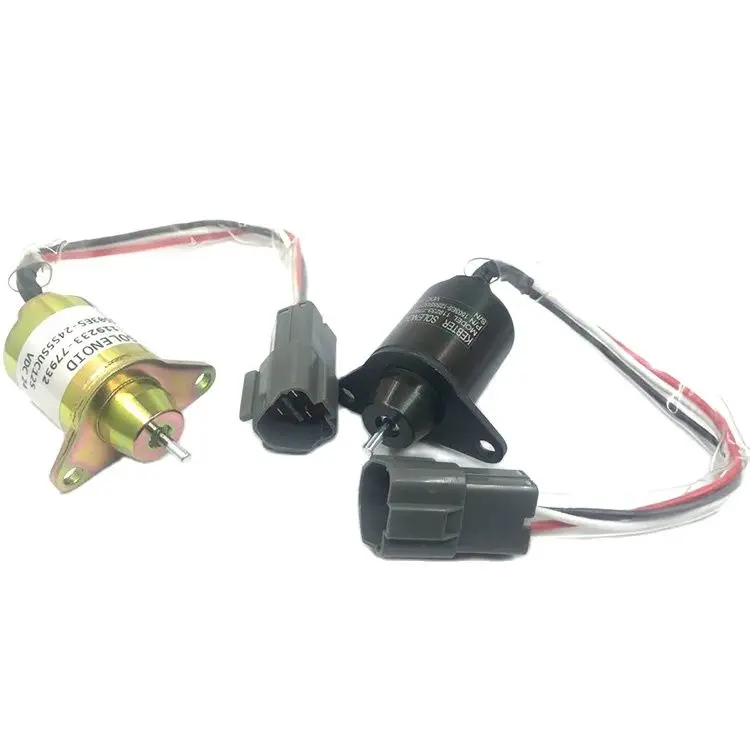 Joli d'électrovanne d'extinction pour moteur Yanmar, 4TNV94, 98, Doosan, Hyundai, 60Ebaccessrespiration, 12V24V