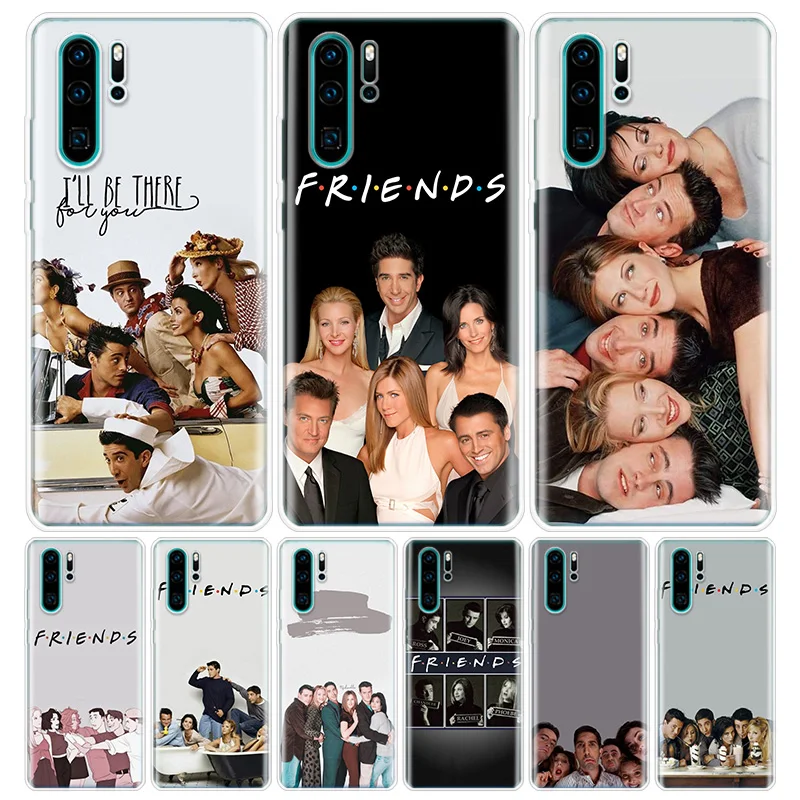 Funda de teléfono con llamadas de silicona para serie de Tv Friends, para Huawei Y5 Y6 Y7 Y9 Honor 10 Lite 9 8A Pro 8S 8X P Smart Z 2019 9X 10i