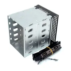 2025 New Large Capacity Stainless Steel HDD Hard Drive Cage Rack SATA Hard Drive Disk Tray Caddy for Computer Accessories