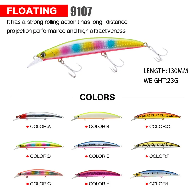 Minnow Fishing Accessories Lures Isca Artificial Weights 19-23g Baits Floating Topwater Wobblers For Blackfish Tackle Leurre