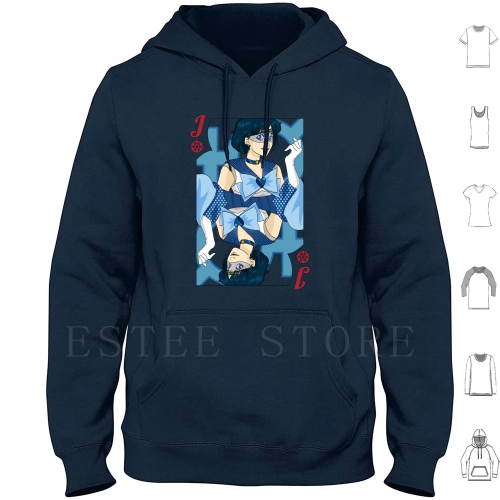 Moon Prism-Sailor Hoodie Long Sleeve Sailor Sailor Scouts Sailor Senshi Manga Anime Ami