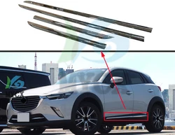 Chrome Molding Door Body Strips For Mazda CX-3 cx3 CX 3 2016 2017 2018 Accessories Trim Covers Car styling