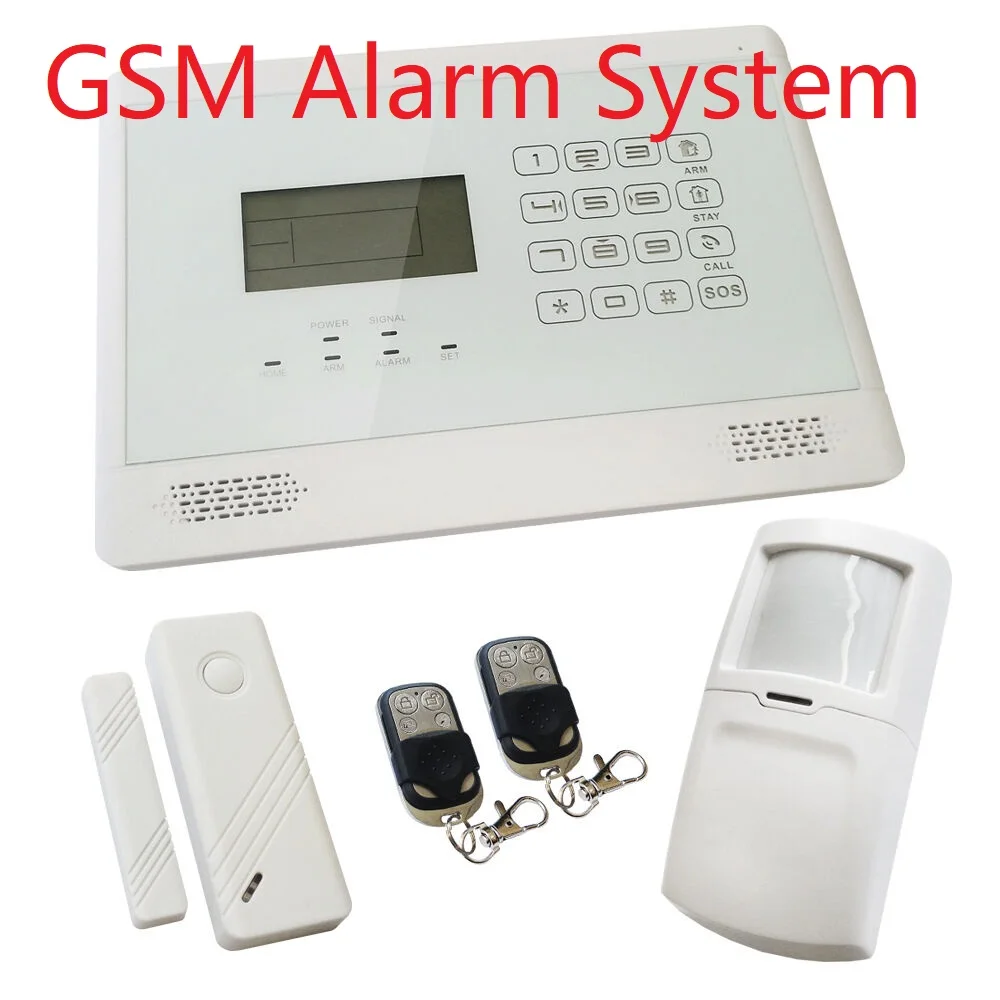 

New Wireless & Wired GSM SMS Autodial Intruder Burglar House Alarm System