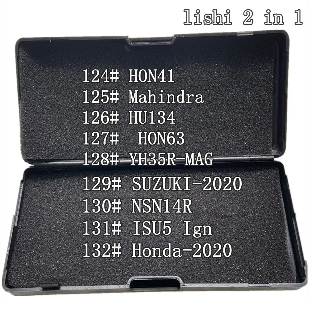 

124-132# 2020 NEW Lishi 2 in1 tools for NSN14R HU134 HON63 HON41 YH35R-MAG ISU5 Ign Mahindra suzuki 2020 SUZUKI-2020 Honda-2020