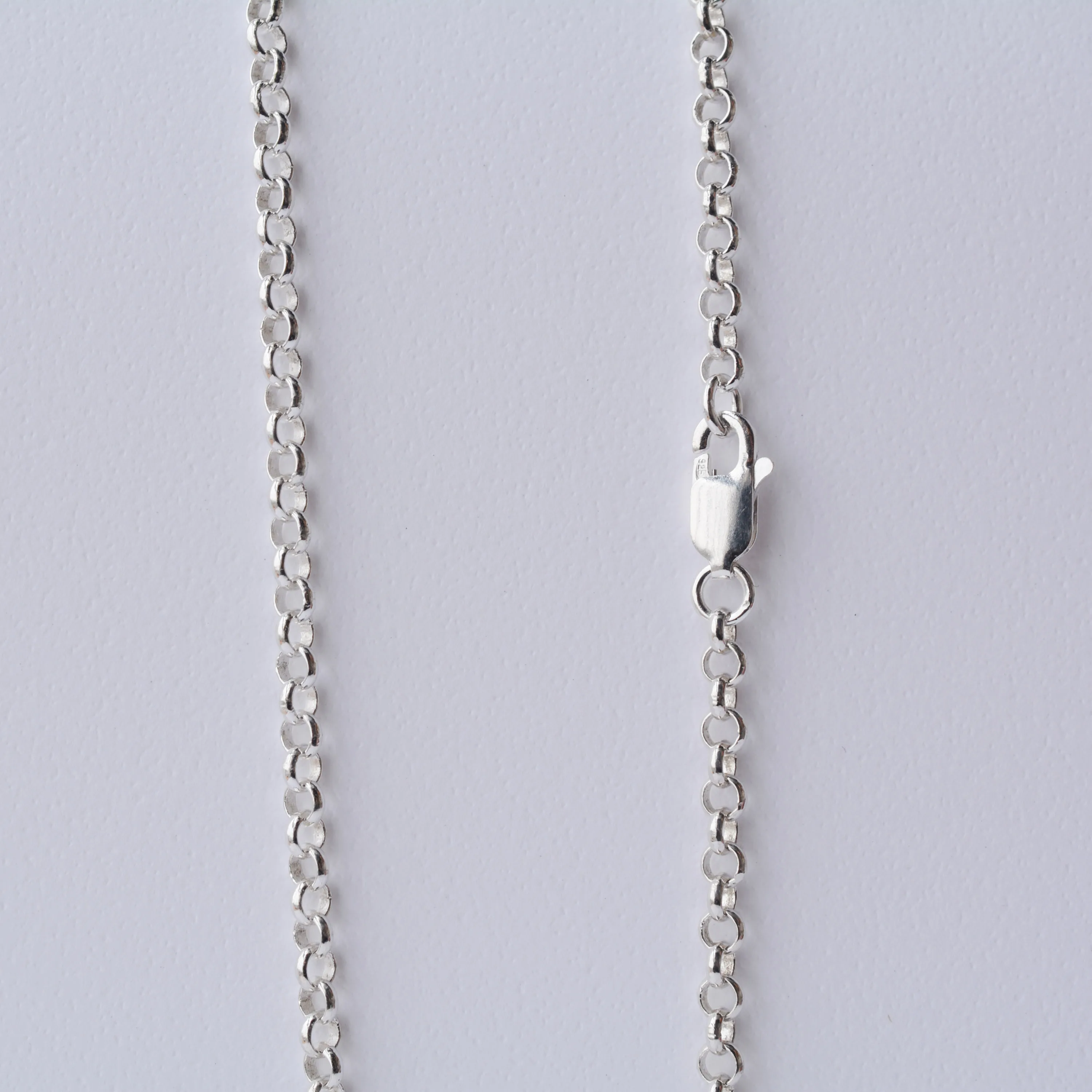 

S925 Sterling Silver Rolo Chain Bracelet for Women and Men Daily Jewelry Gift