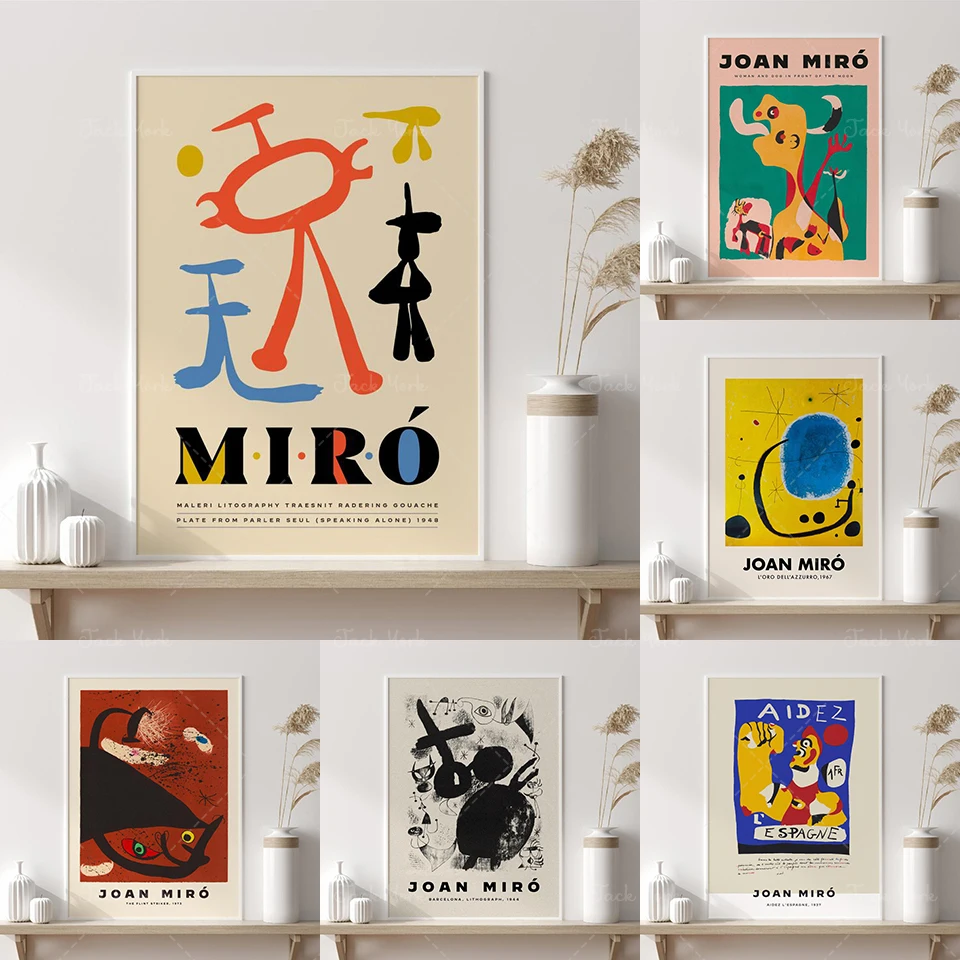 

Joan Miro Litography, Miro Poster, Jean Miró Digital Print, Digital Download, Modern Wall Art, Miro Exhibition Poster,