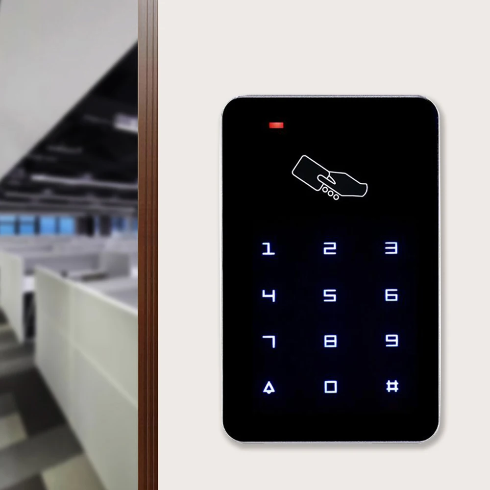 125khz RFID Access Control keypad reader access System Digital RFID Keypad Door Electric Lock opener RFID card reader 1000 users