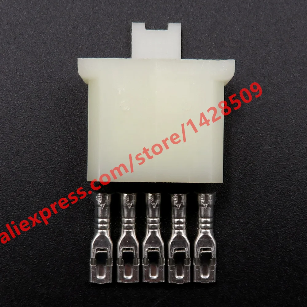 1 Set 5 Pin Car Electric Wire Cable Unsealed Socket 171971835A 2.8 Series Automotive Modification Connector