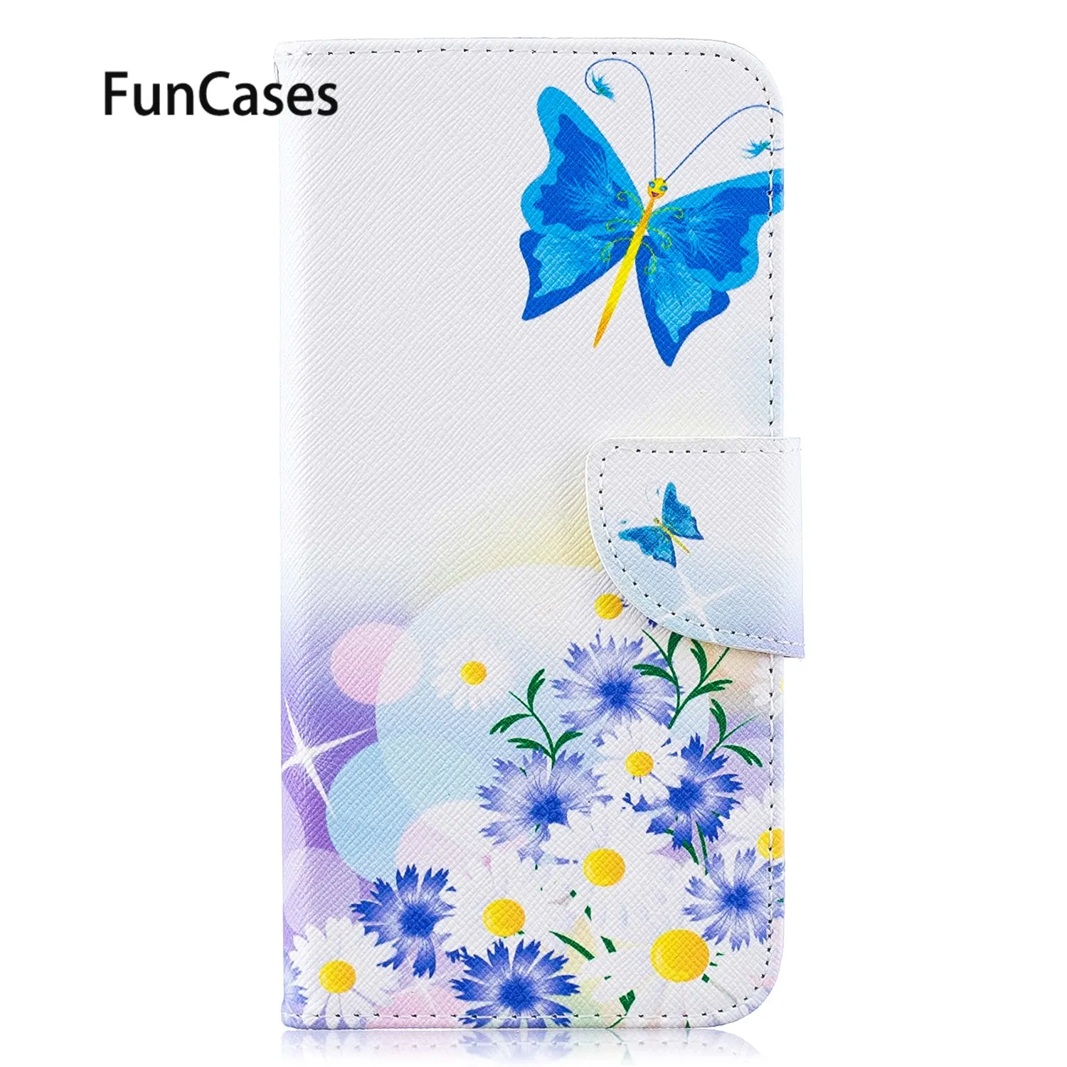 Leather Covers For carcaso Samsung A10 Sun Flower Cellphone sFor Positivo Samsung Galaxy hoesje A10 PU Leather Wallet Case