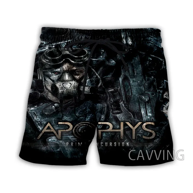 New Fashion Women/Men's 3D Print  Apophys-Band  Summer Beach Shorts  Streetwear Men Quick Dry Vacation Casual Shorts