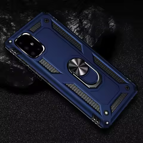 Armor Shockproof Case For Samsung Galaxy A21S A31 A11 A10 A21 A51 A41 A71 A50 A30S M21 M31 S20 Plus Note 10 Lite Ring Car