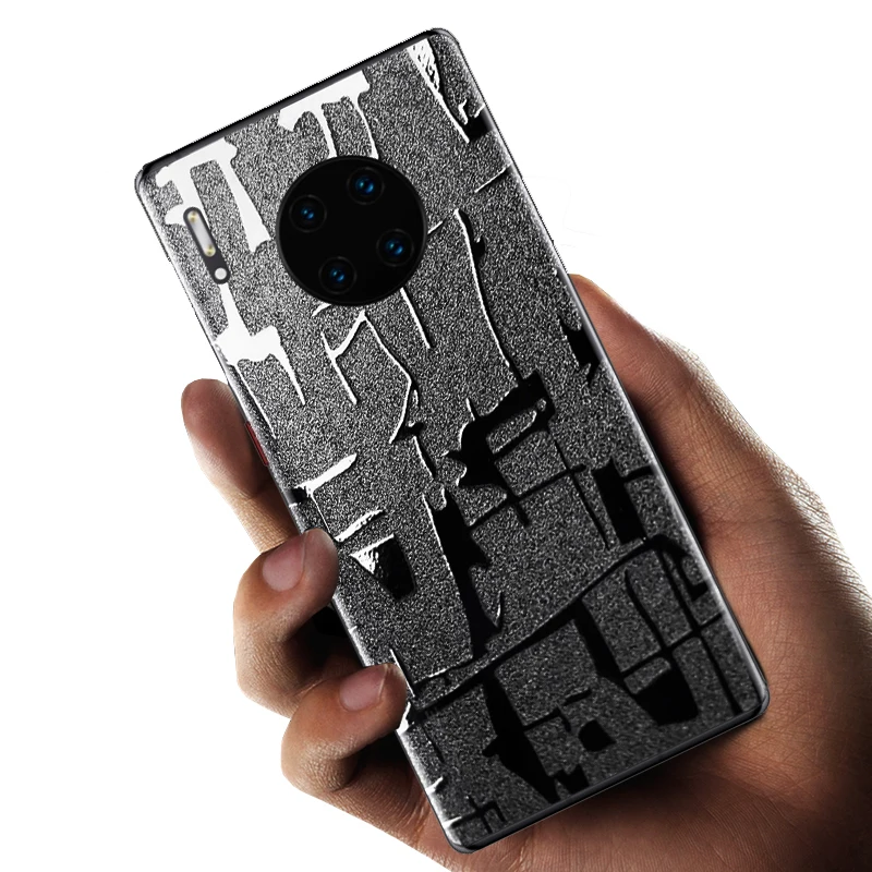 3D Carbon Fiber Skin Clear Drawing Film Wrap Skin Phone Back Sticker For HUAWEI Mate 30 Pro Mate 20X P30 Pro P20 Back Sticker