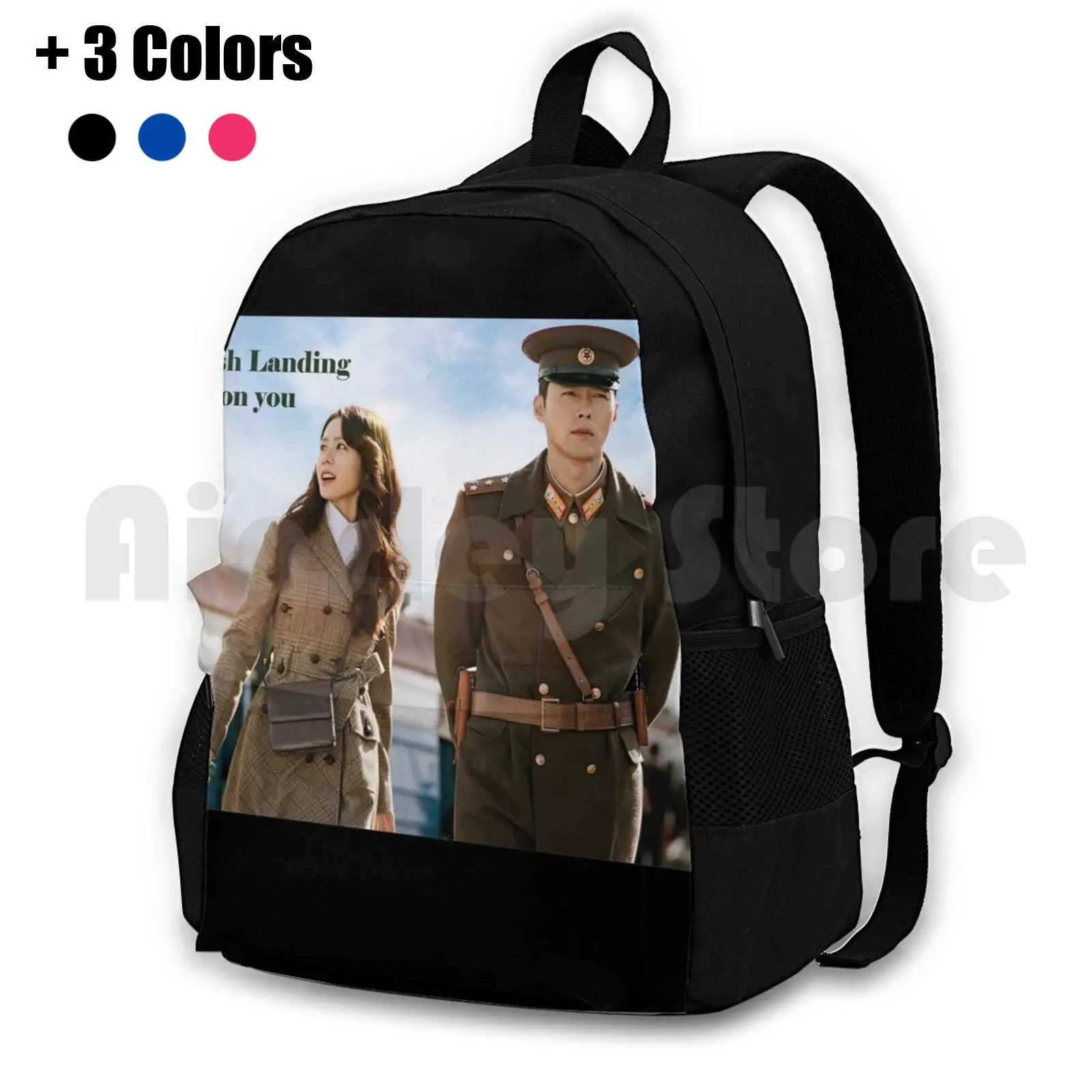 Crash Landing On You! Outdoor Hiking Backpack Waterproof Camping Travel Cinema Movies Disaster Crash Landing On You ? ? ? ? ? ?