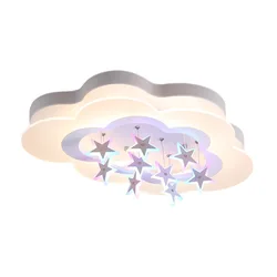 Modern Ceiling Lamp Fixture Lamp for Children Kids Lamp LED Star Cloud Roof Light Kids Children Room Lamp
