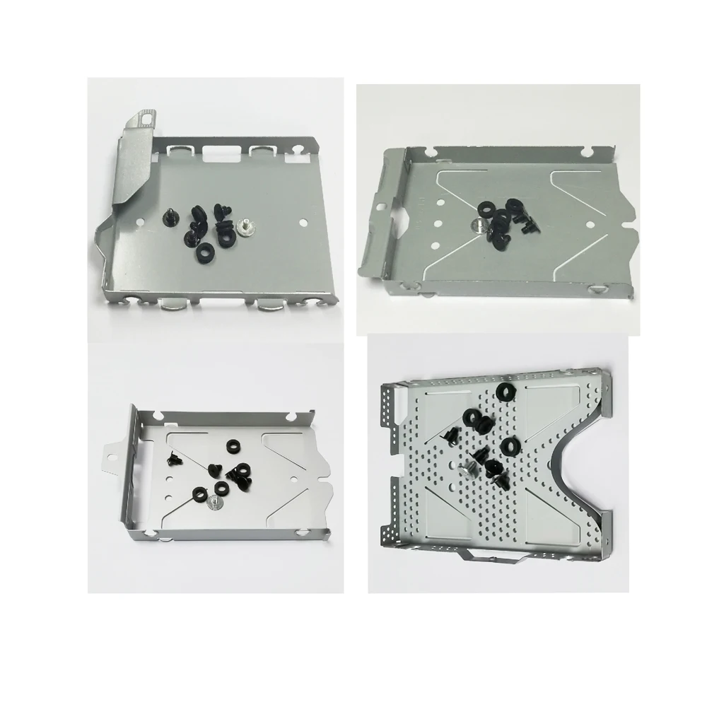 

10sets Hard Disk Drive Base Tray HDD Mounting Bracket Support Holder for PS4 1000/1100 1200 Slim pro With Screws