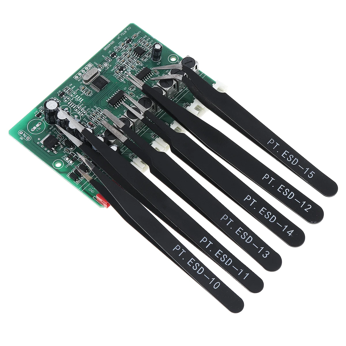 6 Chiếc Đồng Hồ Thép Nhíp 1.0MM Chống Tĩnh Điện Sửa Dụng Cụ Sửa Chữa Điện Tử Dành Cho Trang Sức Mỹ Thủ Công Điện Thoại Di Động miếng Dán Cường Lực Máy Khoan