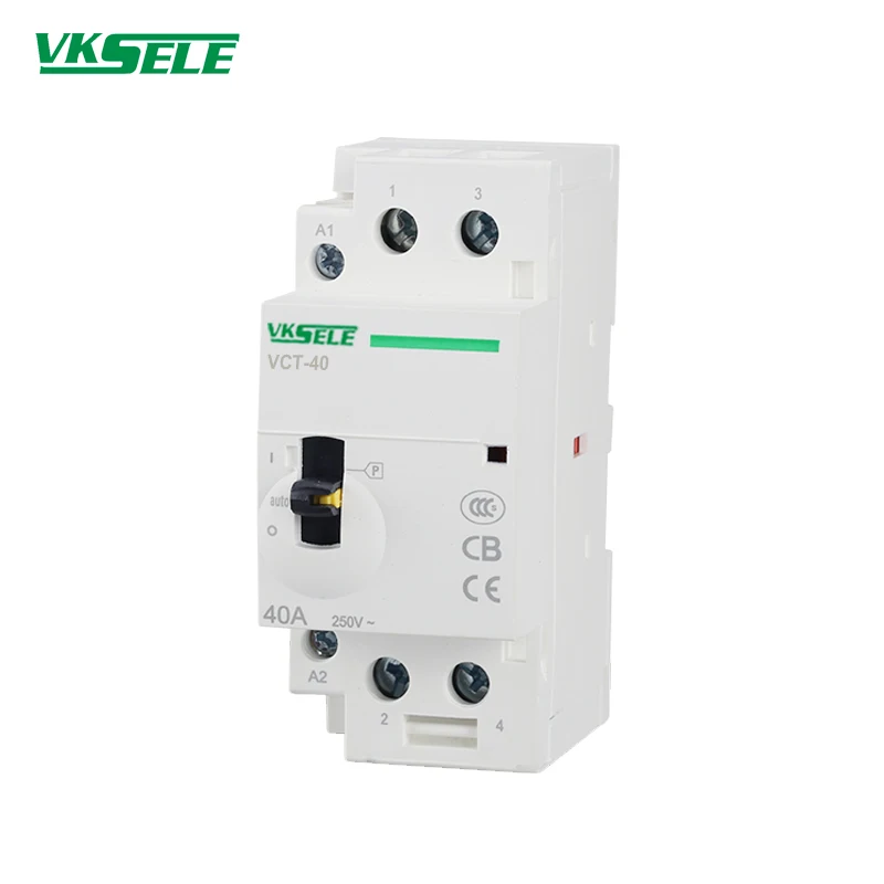 40 amp 2NO / 2NC BCH8-40 VCT-40 40A 24V 220V Manuelle Haushalts schütz