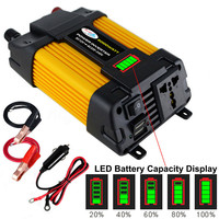 DC 12V to AC 110V/220V 6000W Peaks Power Car Power Inverter Converter