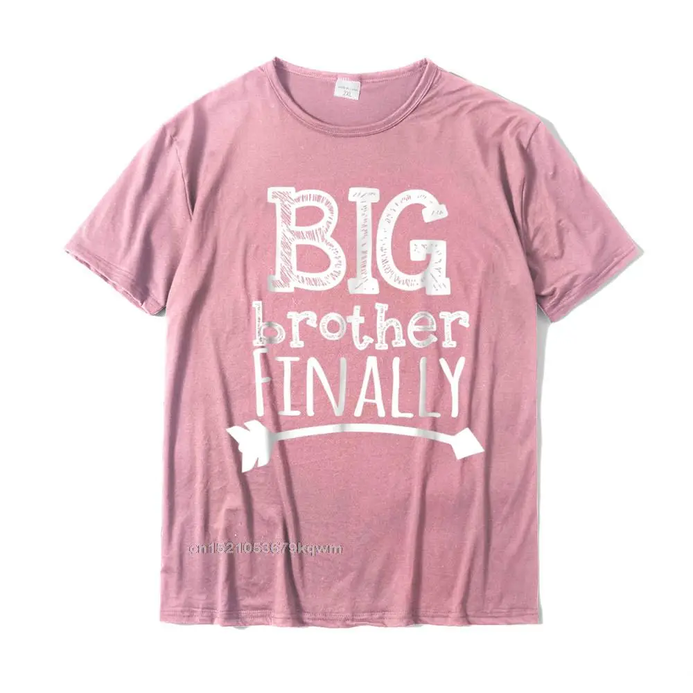 Big Brother Finally Novelty Tshirt For Boys Older Brothers Funny Tshirts Graphic Cotton Men's Tops Shirts Casual