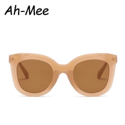 Vintage Women Oval Sunglasses Brand Designer Sun Glasses For Men UV400 Driving Eyewear Classic Brown Black Eyeglass Gafas De Sol