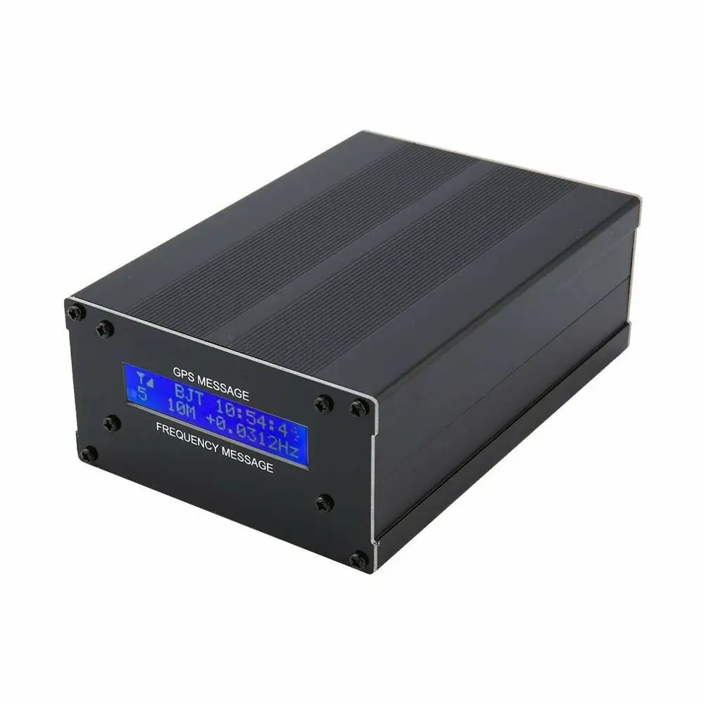 

2023 Latest 10MHZ Square wave GPS NMEA GPS DISCiPLINED CLOCK GPSDO + LCD Display + power supply