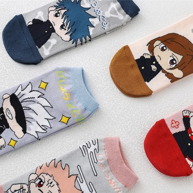 Anime Jujutsu Kaisen Sock Itadori Yuji Fushiguro Megumi Ryomen Sukuna Cosplay Costume Socks Props Gift