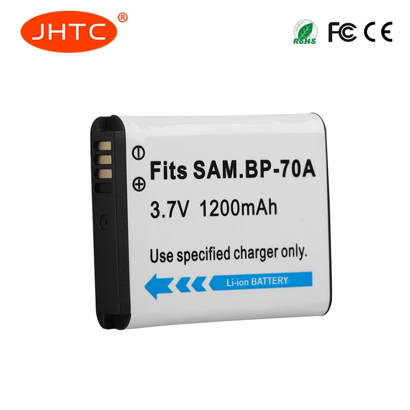 بطارية 1200 مللي أمبير BP-70A BP 70A لأجهزة سامسونج AQ100، ES65، ES67، ES70، ES71، ES73، ES74 EA-BP70A IA-BP70A بطارية ليثيوم أيون