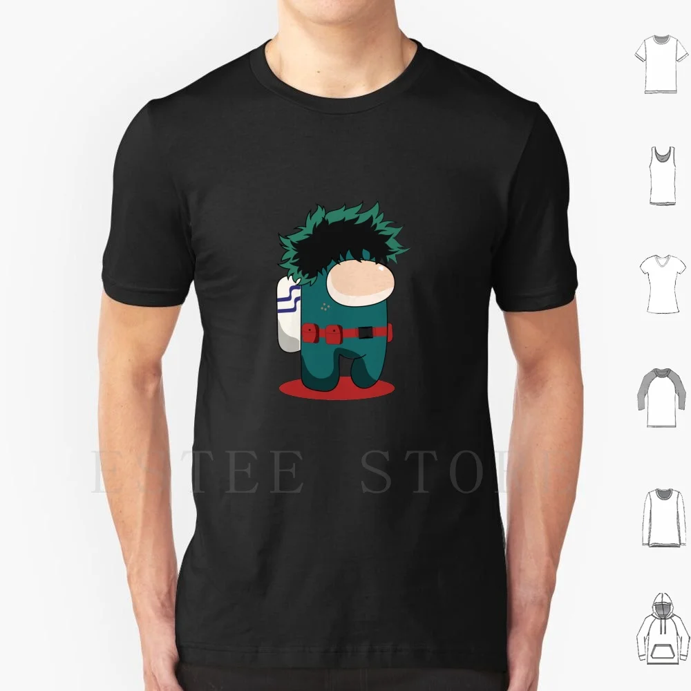 

Bnha Deku T Shirt Print Cotton Bnha Anime Crossover Gaming Boku No Hero Academia Cute Funny Cosplay Anime Boy Red Hair Online