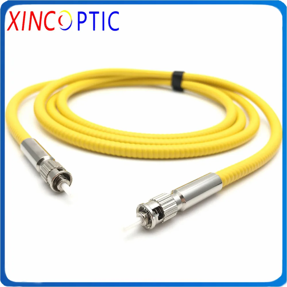 

UV-VIS ST-ST/SMA905/FC 200um УФ оптимизированный кварцевый керамический наконечник MM SX 200-1100nm 0.22NA 1 м 7,0 мм желтый волоконно-оптический патч-корд