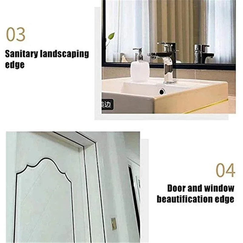 Mildew-proof Self-adhesive Beauty Edge Ceramic Tile Mildewproof Gap Tape Cinta adhesiva antimoho para baldosas cerámicas