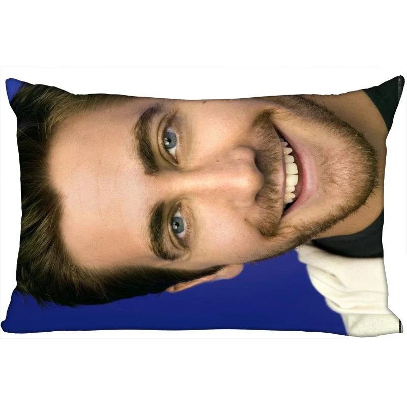 

Custom Jake Gyllenhaal Pillowcase Bedroom Home Office Decorative Pillow Cover Rectangle Zipper Pillow Cases 40x60CM,50X75CM