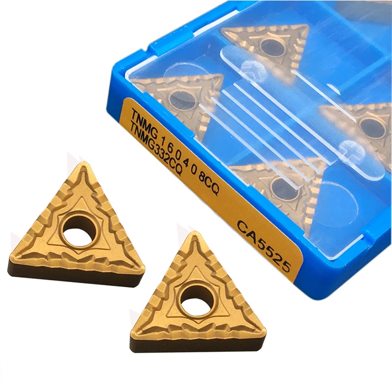 10 pz TNMG160408 CQ CA5525 100% inserti in metallo duro originali per acciaio lavorazione di alta qualità utensile per tornitura esterna utensili per tornio CNC