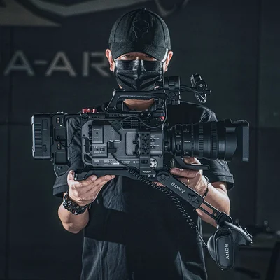 Tilta ES-T18-V هيكل قفصي الشكل للكاميرا لسوني PXW-FX9 تلاعب الكاميرا الخامس جبل الذهب جبل دعم 15 مللي متر قضيب اللوح الأساسي