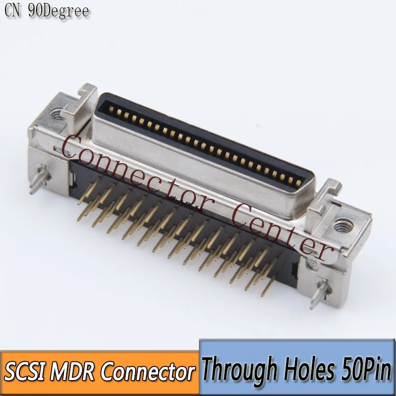 Imagem -02 - Scsi Mdr Conector de Condutor Servo Conector cn tipo 90 Graus 14pin 20pin 26pin 36pin 50pin