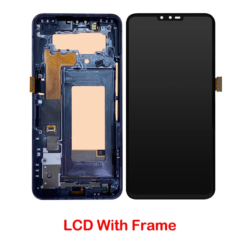 Imagem -02 - Amoled Original para lg V50 Thinq Lm-v500 Lm-v500n Lm-v500em Lm-v500xm Lm-v450pm Lm-v450 Tela Lcd Digitador Assembléia