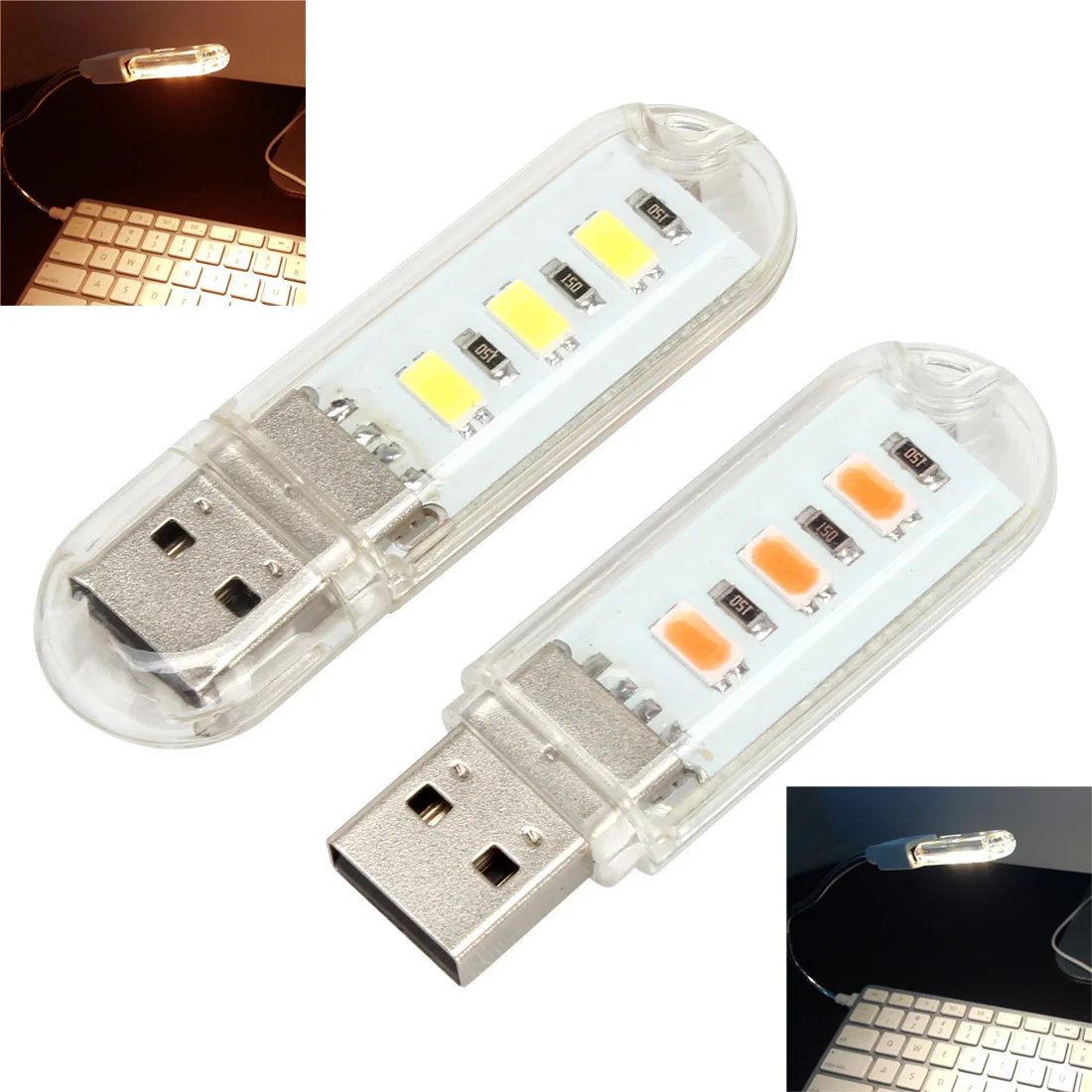 

Mini Portable USB LED Book Light 5V Ultra Bright Reading Book For Power Bank PC Laptop NotebookLamp