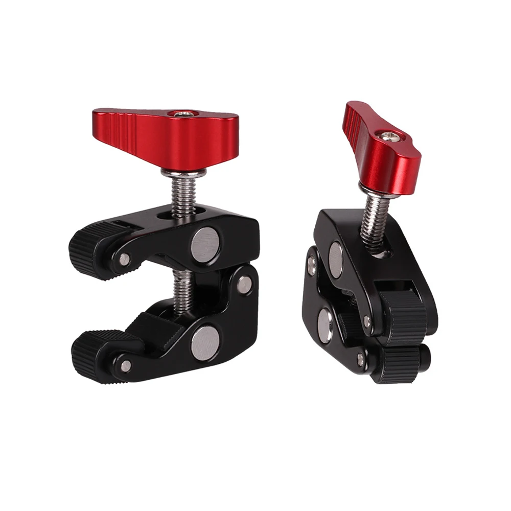 Brazo mágico ajustable multifunción, Super abrazadera, Clip de cangrejo para cámara DSLR, Monitor LCD/DV, luz de vídeo, accesorio de estudio fotográfico