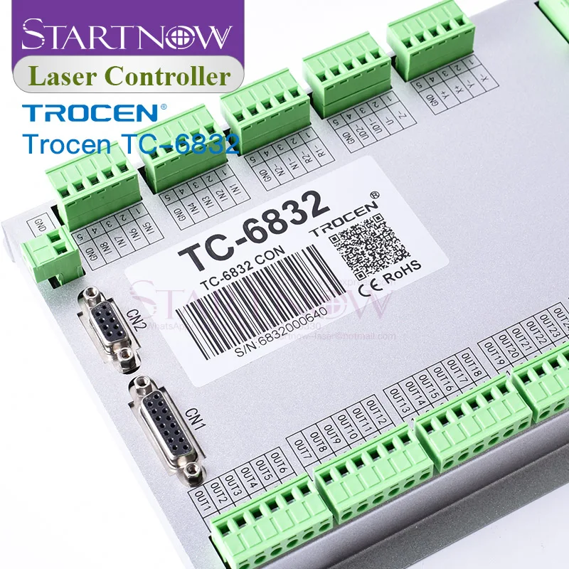 Woodworking Engraving Machine Control System Trocen TC-6832/TF-6225 Vibrating Knife Laser Controller Card Tool Bit Upgraded 6828